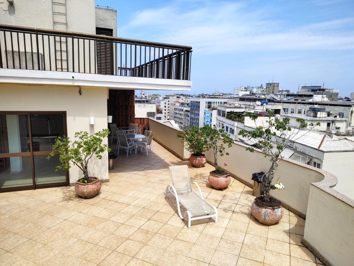 Flat Em Copacabana Com Piscina, Garagem Inclusa E Portaria 24h A 4 Min Da * Río de Janeiro