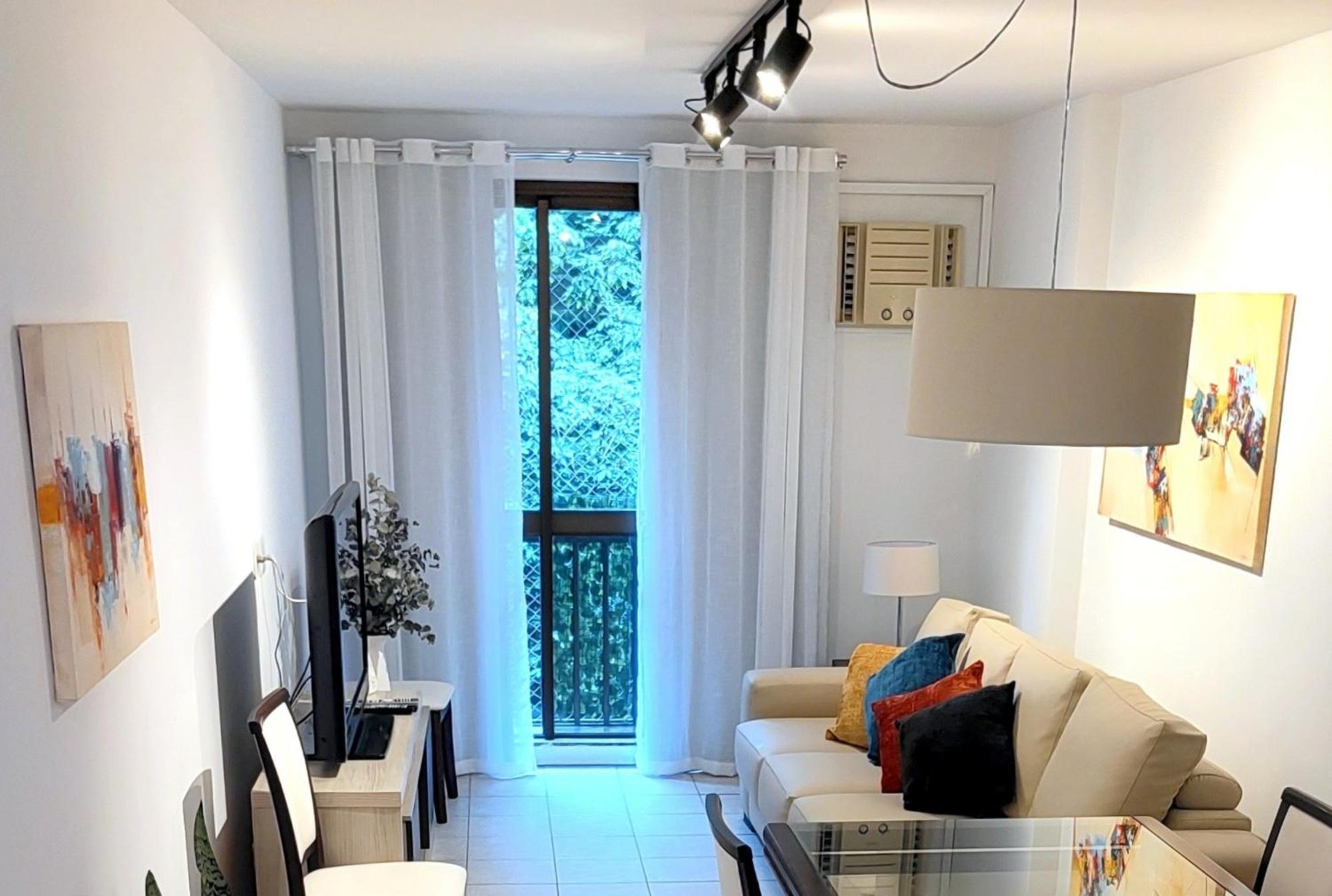 Flat Em Copacabana Com Piscina, Garagem Inclusa E Portaria 24h A 4 Min Da Apartamento Río de Janeiro