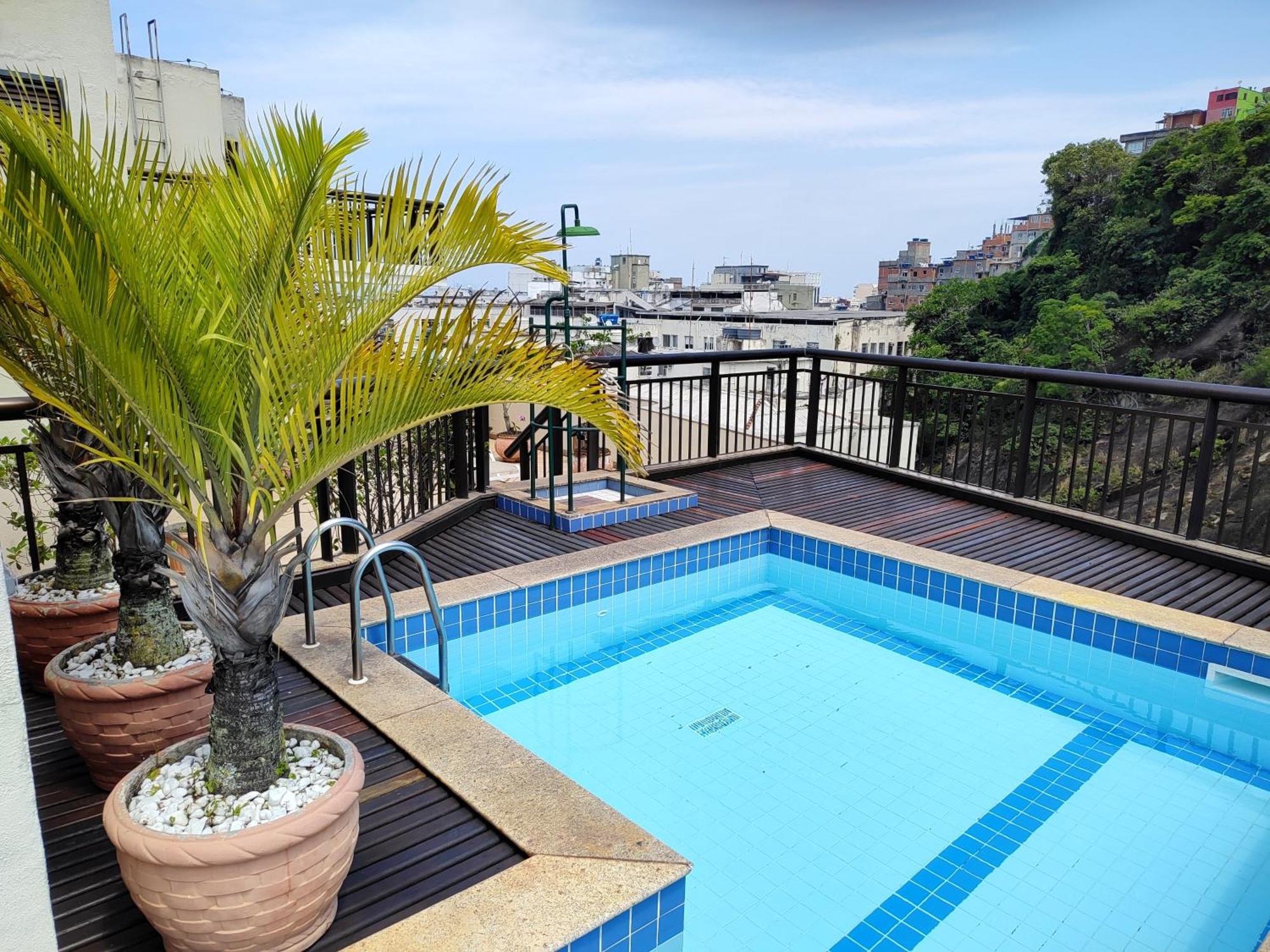 Apartamento Flat Em Copacabana Com Piscina, Garagem Inclusa E Portaria 24h A 4 Min Da Río de Janeiro
